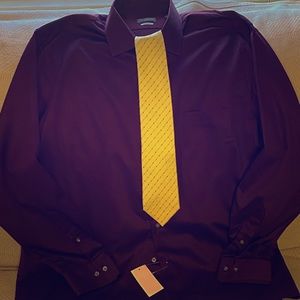 Maroon Van Heusen Dress Shirt